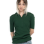 1970s Rib Knit Zip Polo