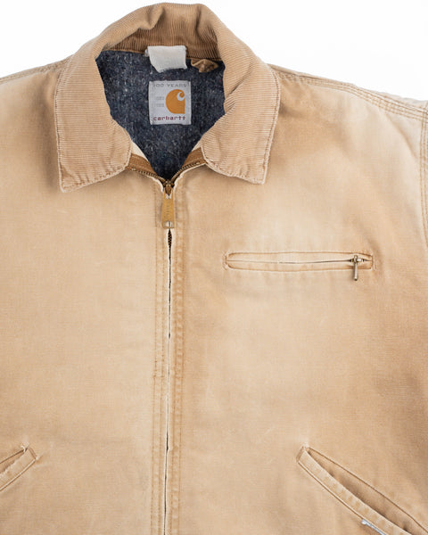 80's Blanket Lined Carhartt Detroit Jacket - Medium