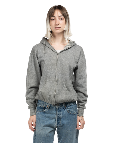 1970s Heather Zip Hoodie
