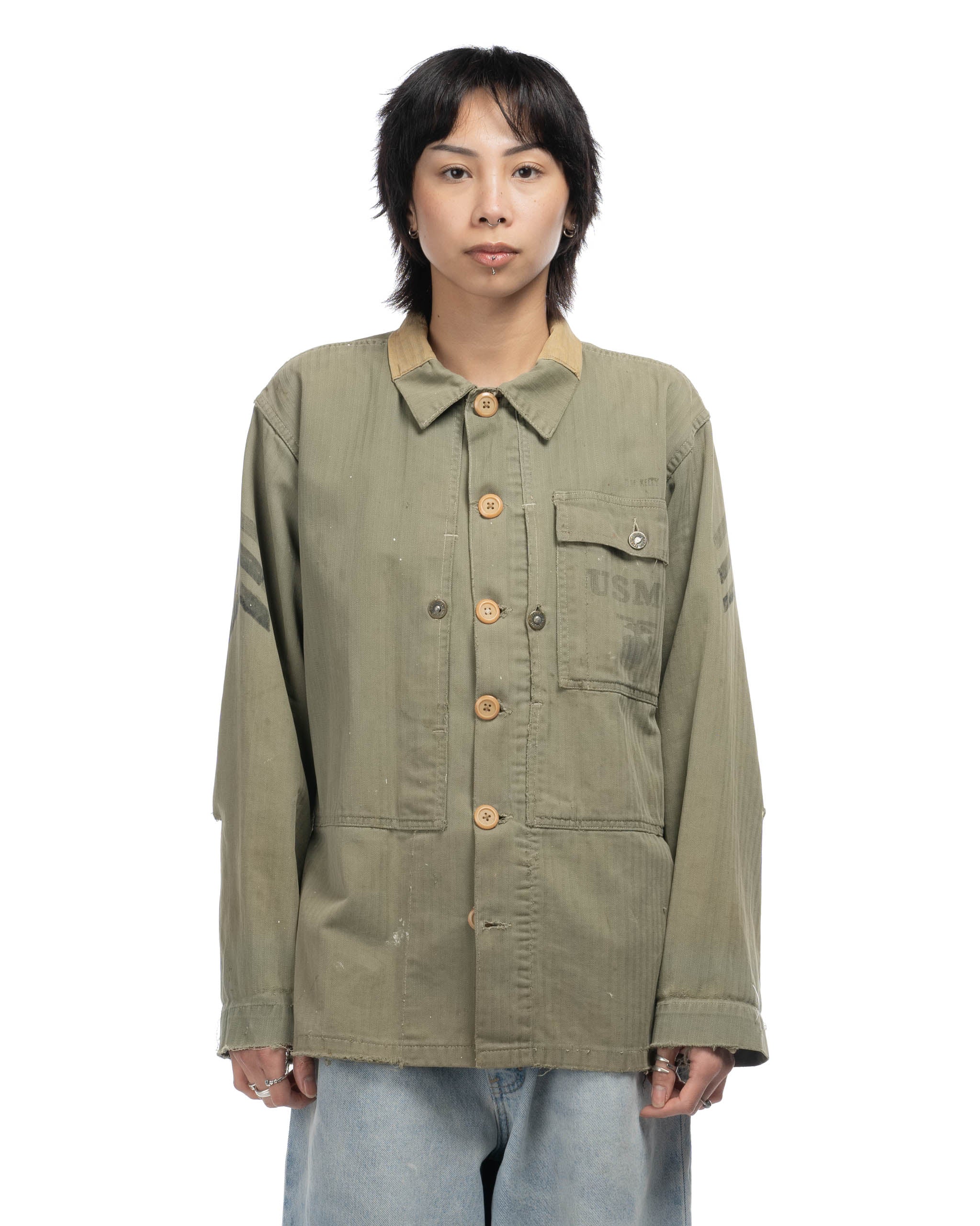 WW2 USMC P44 HBT Jacket - Medium – Kissing Booth