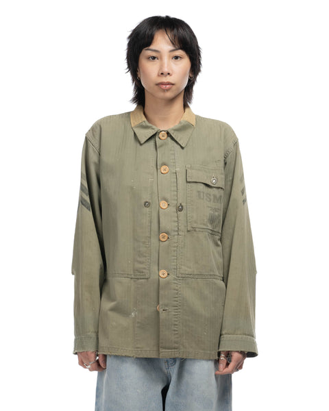 WW2 USMC P44 HBT Jacket - Medium