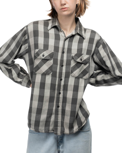 80's Dakota Cotton Flannel Shirt - Large
