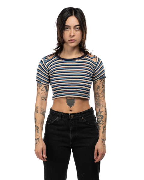 1940s Striped QT Tee