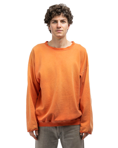 90's Faded Tangerine Crewneck - XL