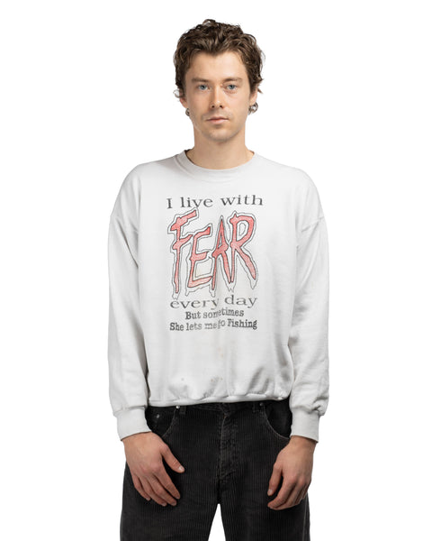 90's FEAR Sweatshirt - Large