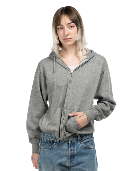 1970s Heather Zip Hoodie