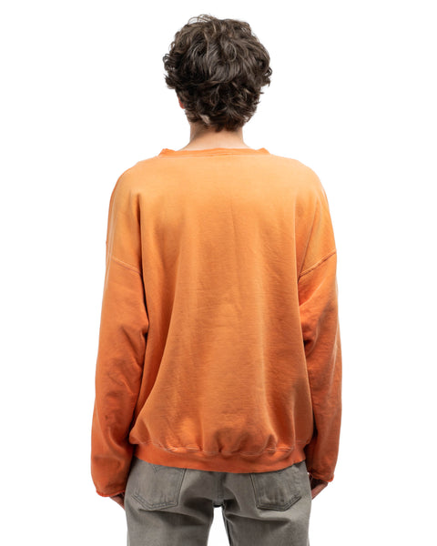 90's Faded Tangerine Crewneck - XL