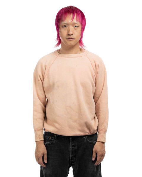 60's Peach Crewneck Sweatshirt - Large