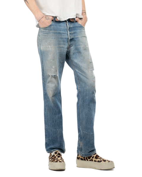 1990s Repaired Levi's 501 Denim