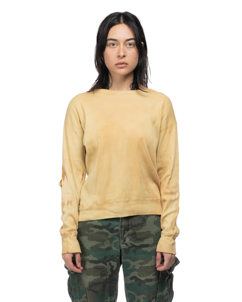 1930s Rib Knit Crewneck Sweatshirt