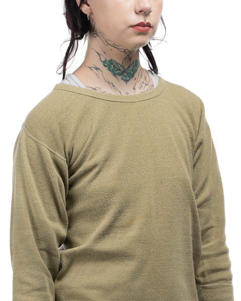 50's Wool Military Thermal Tee - Small