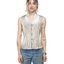 1980s Mesh and Ribbon Satin Top