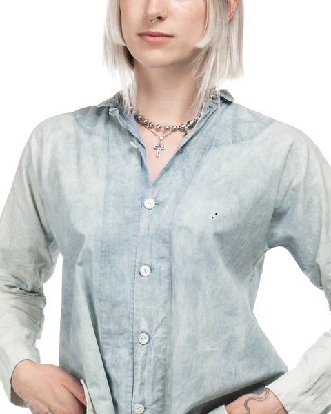 Antique Over-Dyed Blouse - Small