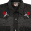 70's Rose Western Shirt - Small