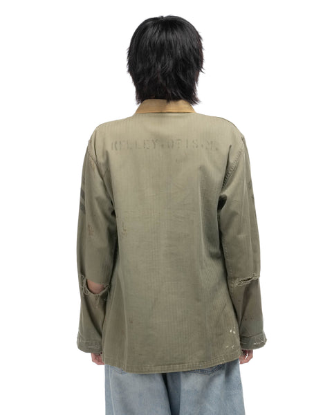 WW2 USMC P44 HBT Jacket - Medium