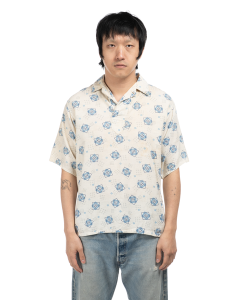 1960s Printed Pull-Over Shirt