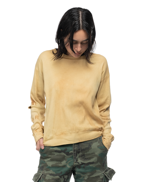 1930s Rib Knit Crewneck Sweatshirt