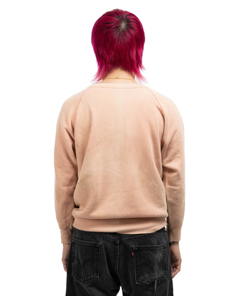 60's Peach Crewneck Sweatshirt - Large
