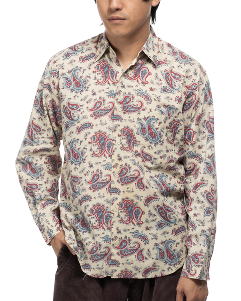 1960s Paisley Oxford Shirt