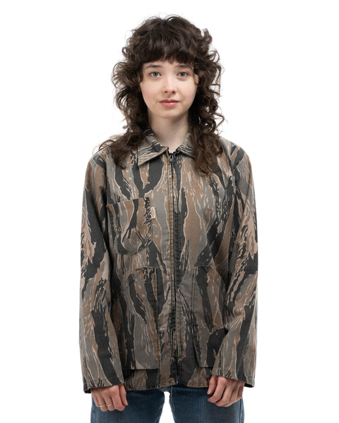 70's Tiger Stripe Camo Hunting Jacket - Medium