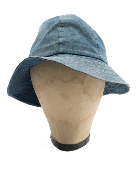 60's Faded Indigo Bucket Hat - OS