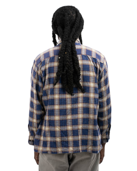 90's Soft Plaid Flannel - Large