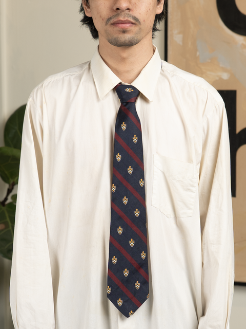 1990s Polo Coat of Arms Tie