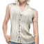 1980s Mesh and Ribbon Satin Top
