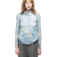1970s Sheer Cat Print Shirt