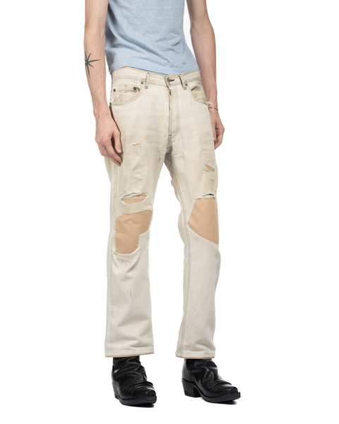1980s Beige Repaired Levi's
