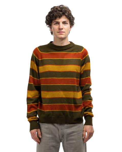 70's Striped Sweater - Large