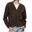 60's Corduroy Paneled Cardigan - Medium