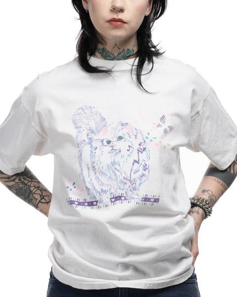 80's Chonky Cat Tee - XL