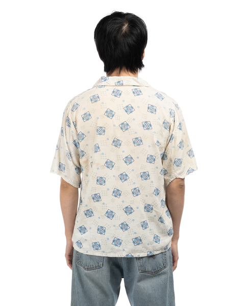 1960s Printed Pull-Over Shirt