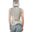1980s Mesh and Ribbon Satin Top