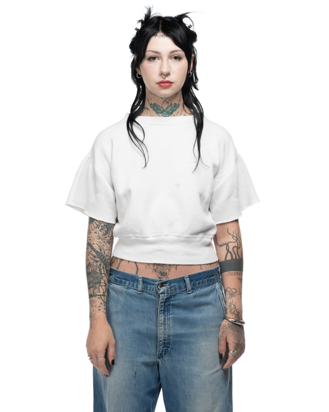 1950s Short-Sleeve Crewneck Sweatshirt