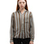 50’s Metallic Striped Button-Up - Medium
