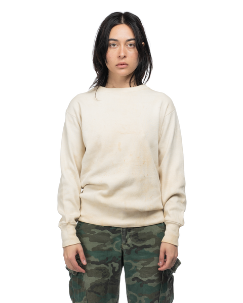 1930s Rib Knit Crewneck Sweatshirt