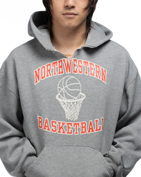 90's Russell Basketball Hoodie - Large