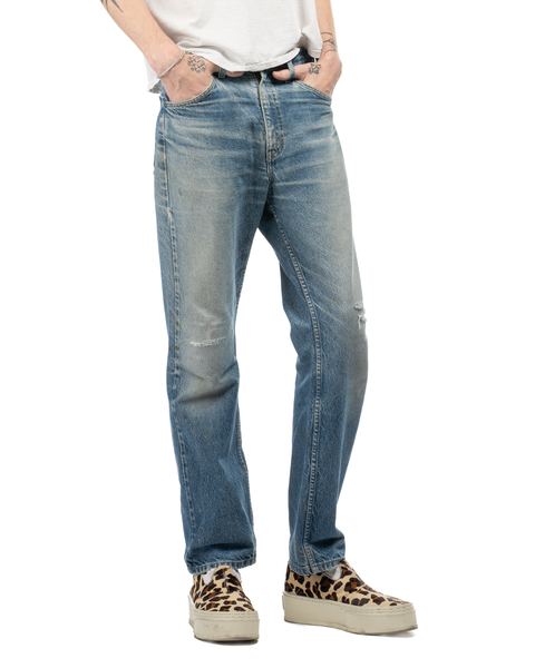 1980s Repaired Levi's 505 Denim