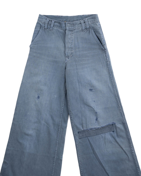 60’s Repaired Moleskin Flares - 26” x 31”