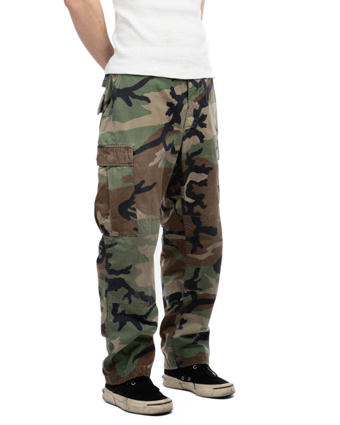 80's Woodland Camo Cargos - 33" x 28"