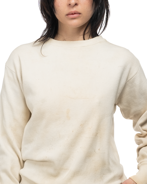 1930s Rib Knit Crewneck Sweatshirt