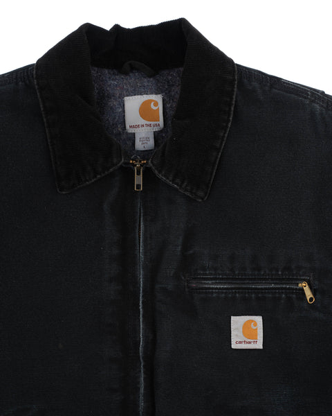 90's Blanket Lined Carhartt Detroit Jacket - Large