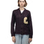 40's Sand Knit Collegiate Cardigan - Medium