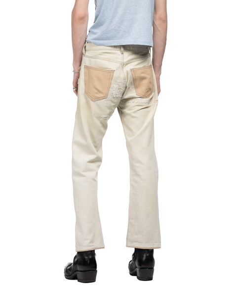 1980s Beige Repaired Levi's