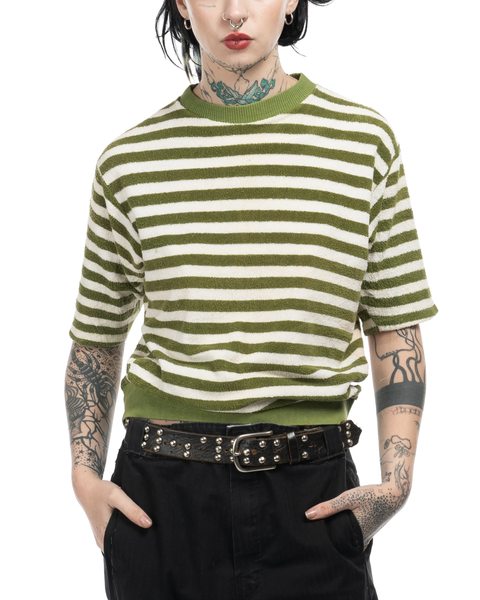 1960s Terry Short Sleeve Sweatshirt