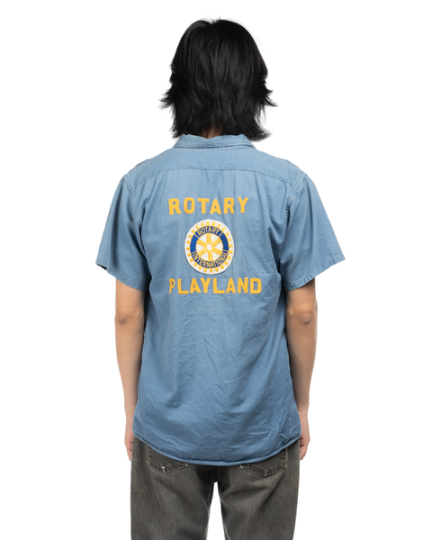 1960s Rotary Club Chain-Stitched Shirt