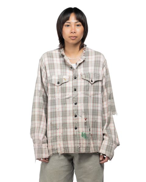 40's Thrashed Cotton Flannel - Large