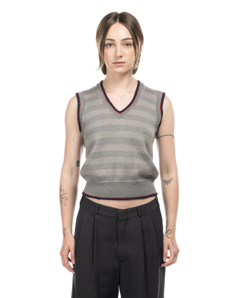 1960s Striped Sweater Vest